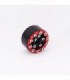 LLANTAS CNC AXIAL SCX24 TORNILLOS ALUMINIO-BEADLOCK ROJO (4u)