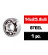 ROD.ACERO 14x25,8x6 "3S" TRASERO MOTOR (UR, NOVA) (1u.)
