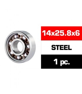 ROD.ACERO 14x25,8x6 "3S" TRASERO MOTOR (UR, NOVA) (1u.)