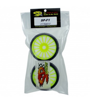 1/8 RALLY COMPETICION F1 BLANDA (NEW 22-23) PEGADA EN LLANTA AMARILLA(2u.)