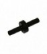 CONECTOR TUBO SILICONA NEGRO (1u.)