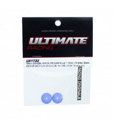 PISTONES AMORTIGUADOR CONICOS 16mm AZULES (6x1.3mm) (2u.)