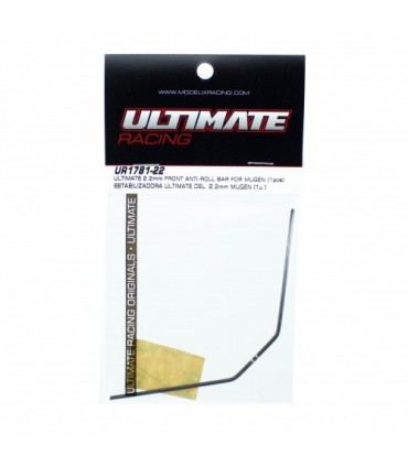 BARRA ESTABILIZADORA ULTIMATE DEL. 2.2mm MUGEN. ASSOCIATED. XRAY (1u.)