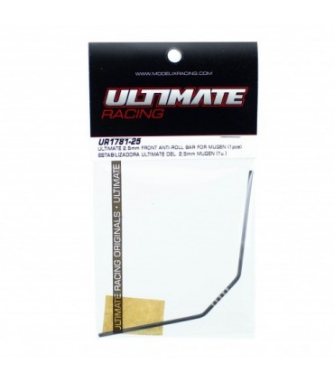BARRA ESTABILIZADORA ULTIMATE DEL. 2.5mm MUGEN. ASSOCIATED. XRAY (1u.)