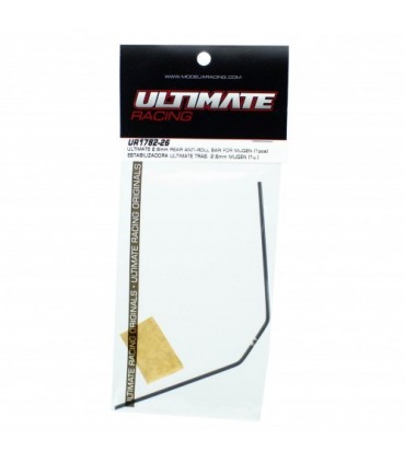 BARRA ESTABILIZADORA ULTIMATE TRAS. 2.6mm MUGEN. ASSOCIATED. XRAY (1u.)