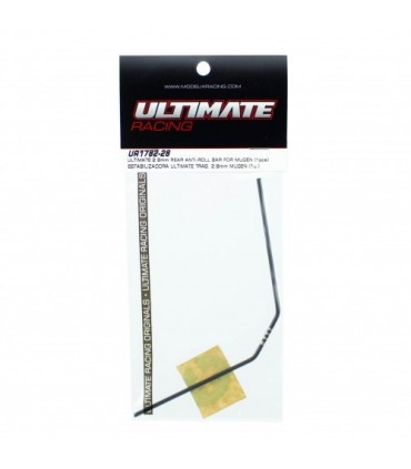 BARRA ESTABILIZADORA ULTIMATE TRAS. 2.8mm MUGEN. ASSOCIATED. XRAY (1u.)