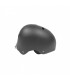 CASCO NEGRO MATE CON LUZ DE SEGURIDAD