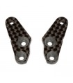 -LIQUIDACION- Team Associated FT RC8B3 Graphite Steering Block Arms, +2 deg.