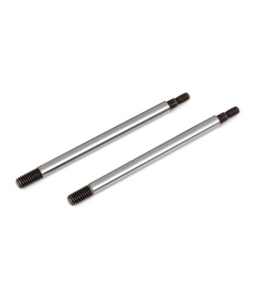 -LIQUIDACION- ASSOCIATED RC8B3/RC8B3.1 FACTORY TEAM CHROME SHOCK SHAFTS 30.5mm