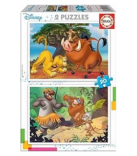 PUZZLE 2X20 PZAS DISNEY ANIMAL