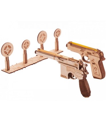 PUZZLE MADERA - PISTOLA CON DIANA