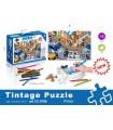 PUZZLE SET 48PZ POLICE C/ PINTURAS