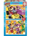 PUZZLE 2X48 PCS MICKEY ROADSTER RACERS 17239
