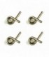 -LIQUIDACION- TEAM ASSOCIATED CLUTCH SPRINGS, 1.00mm, 4-SHOE