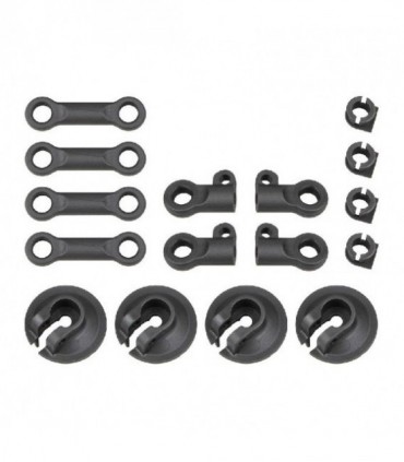 -LIQUIDACION- Team Associated RC8B4 Spring Cups and Shock Rod Ends