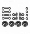 -LIQUIDACION- Team Associated RC8B4 Spring Cups and Shock Rod Ends