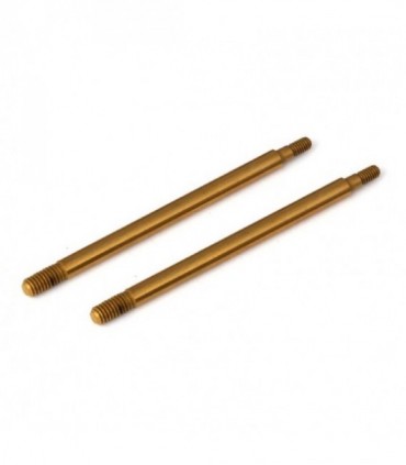 -LIQUIDACION- Team Associated RC8T3 TiN Shock Shafts. 3.5x33.5 mm