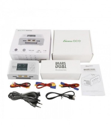CARGADOR GENS ACE 200W DUAL WHITE-EU-GEA200WDUAL-EW