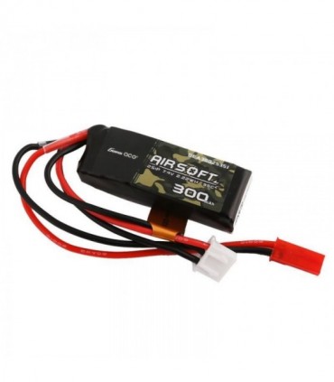 GENS ACE 300 mha 7.4V 35C 2S1P AIRSOFT GUN WITH XTJST-SIP - GEA3002S35J