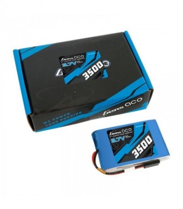 GENS ACE 3500 mha 3.7V 1S1P WITH JR - TX SANWA MT5-MT44-M17 - GEA35001STXJR