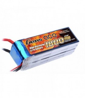 GENS ACE 1800 mAh 14.8V 40C 4S1P- B-40C-1800-4S1P