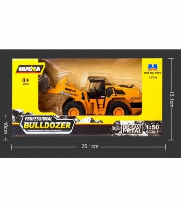 BULLDOZER HUINA 1714 1/50 ESTATICA
