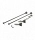 CARDAN DEL/TRAS COMPLETO 132mm (2u.) MBX6T MUGEN