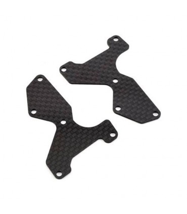 PLACA CARBONO TRAPECIO DEL. MBX8/8R (1.2mm) (2u.)