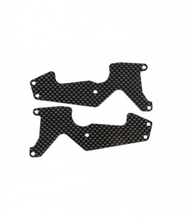 PLACA CARBONO TRAPECIO DEL. MBX8 TRUGGY (1mm) (2u.)