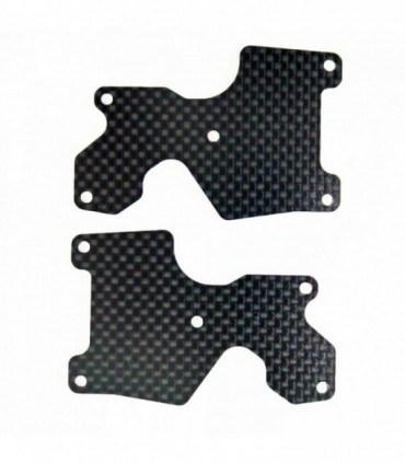 PLACA CARBONO TRAPECIO TRAS. MBX8R (1mm) (2u.)