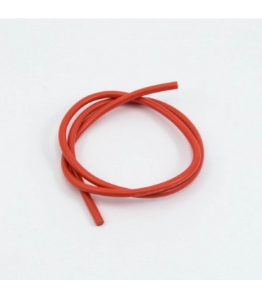 CABLE SILICONA ROJO 14awg (50cm)