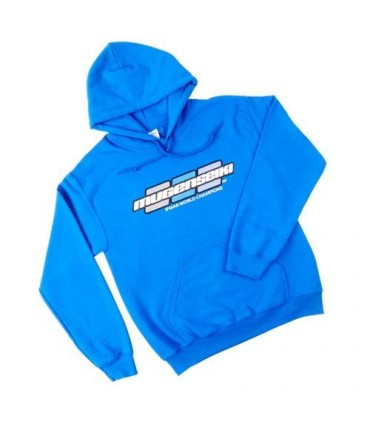SUDADERA CON CAPUCHA AZUL TALLA S MUGEN