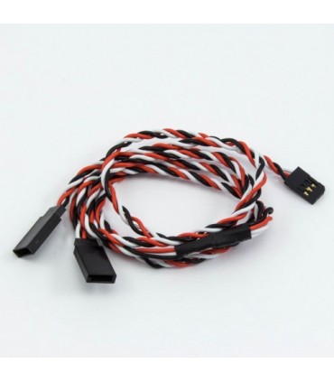 "Y" CONECTOR FUTABA CABLE TRENZADO (60cm)