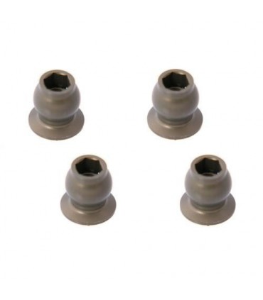 ROTULAS ALUMINIO 6mm MTX-6 MUGEN (4u.)