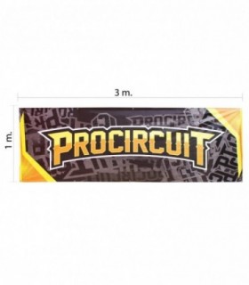 BANNER PROCIRCUIT 3x1m.