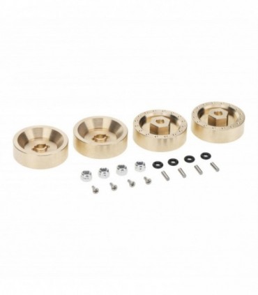 TAPA PORTICOS BRONCE 6MM AXIAL SCX24 (4u)