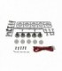 KIT LUCES LED TECHO REDONDO 115mm 1/10 CRAWLER - SILVER