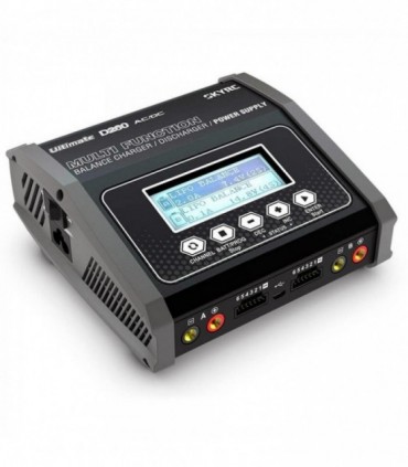 CARGADOR D260 LIPO-1-6S 14A 2X130W 240V AC/12V DC  SKYRC