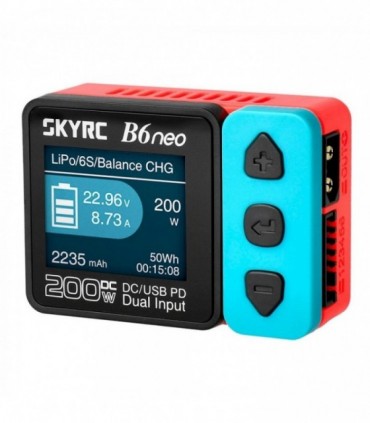 CARGADOR B6NEO DC INPUT 10-28V RED/BLUE SKYRC