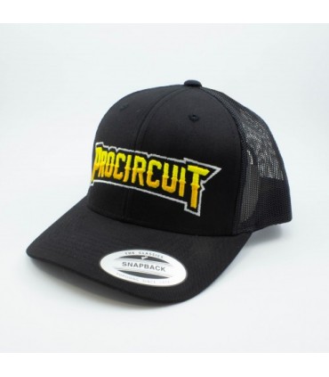 GORRA PROCIRCUIT ORIGINAL TRUCKER SNAPBACK RETRO NEGRA