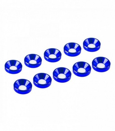 ARANDELA ALU. CONICA M3 AZUL (10u.)