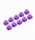 AUTOBLOCANTE ALU. M3 FLANGED PURPURA (10u.)