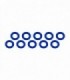 ARANDELAS ALUMINIO (3x6x0.5mm) AZUL (10u.)