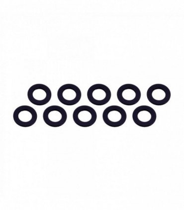 ARANDELAS ALUMINIO (3x6x0.5mm) NEGRA (10u.)