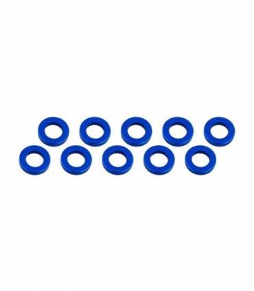 ARANDELAS ALUMINIO (3x6x1mm) AZUL (10u.)