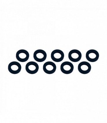 ARANDELAS ALUMINIO (3x6x2mm) NEGRA (10u.)