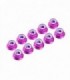 AUTOBLOCANTE ALU. M4 FLANGED ROSA (10u.)