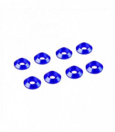 ARANDELA CABEZA CILINDRICA 3MM AZUL (8u.)