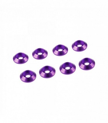 ARANDELA CABEZA CILINDRICA 3MM PURPURA (8u.)