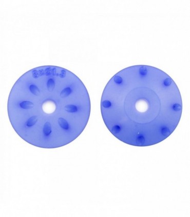PISTONES AMORTIGUADOR CONICOS 16mm AZULES (8x1.3mm inclinados) (2u.)